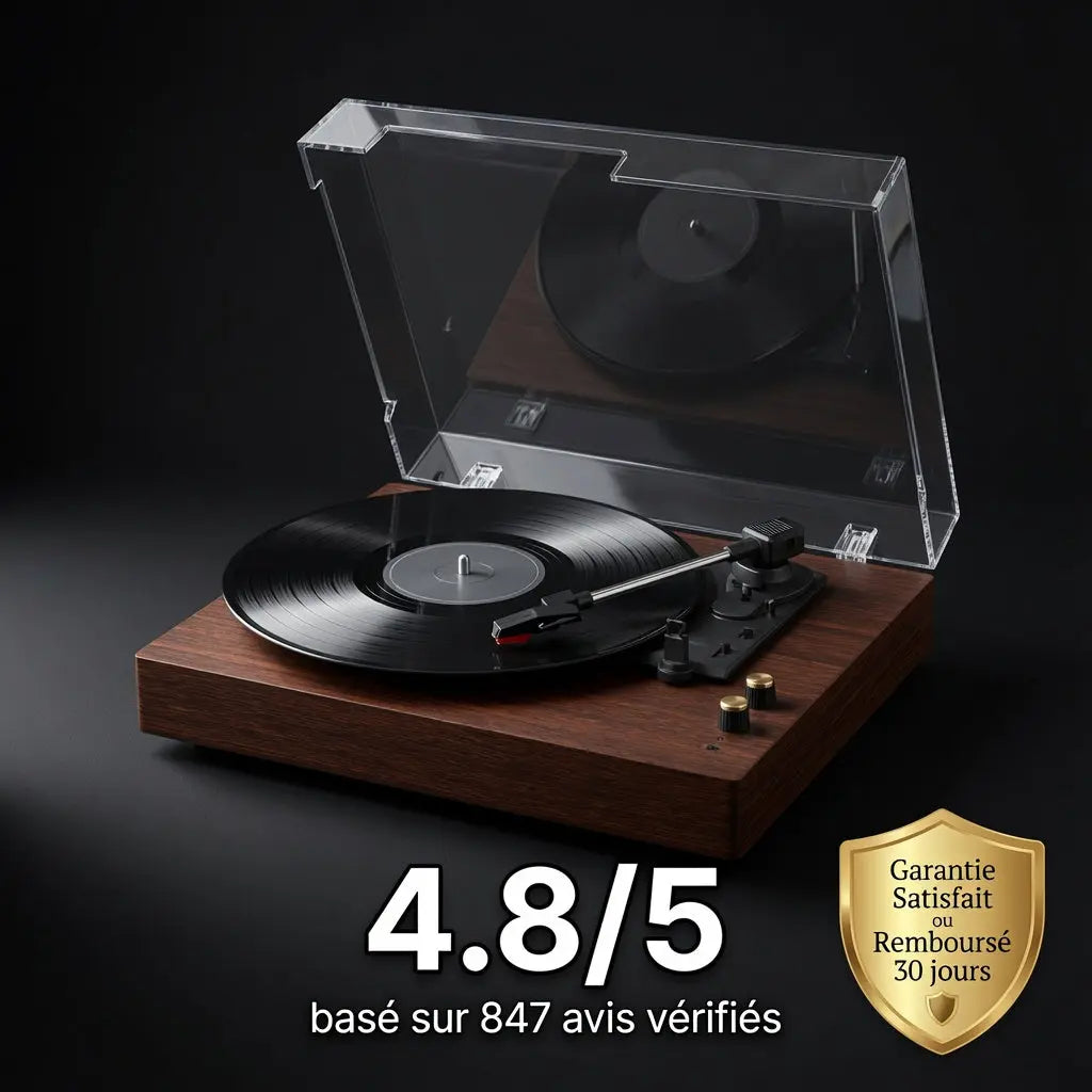 PLATINE VINYLE - BOIS Vinyle Audio