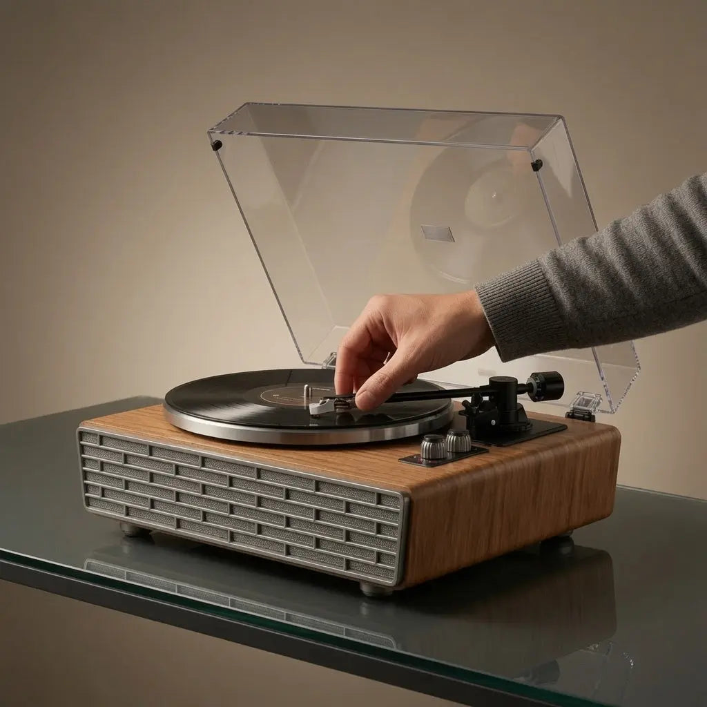 Tourne-disque haut de gamme Ritual, platine vinyle vintage