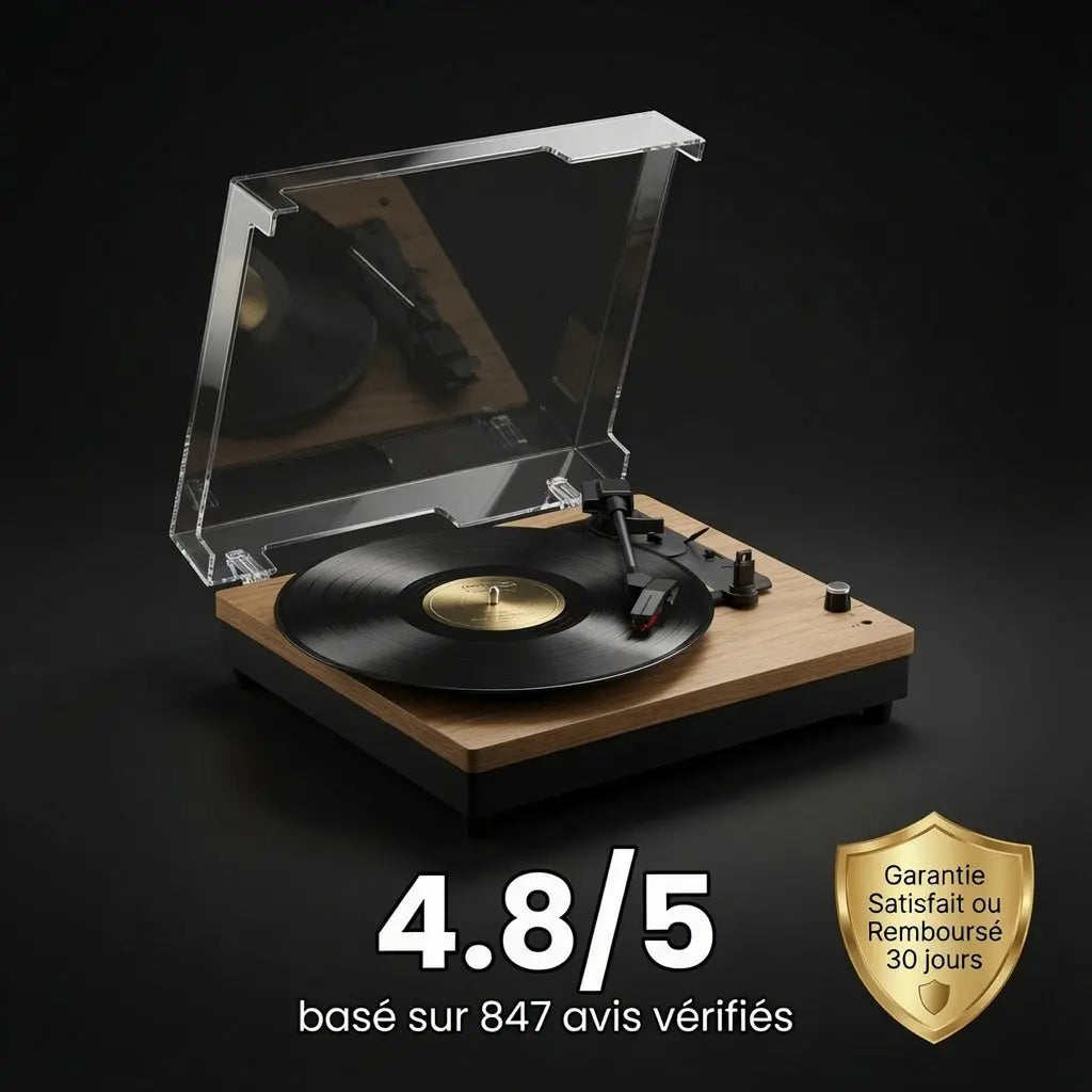 PLATINE VINYLE - VITRÉ Vinyle Audio