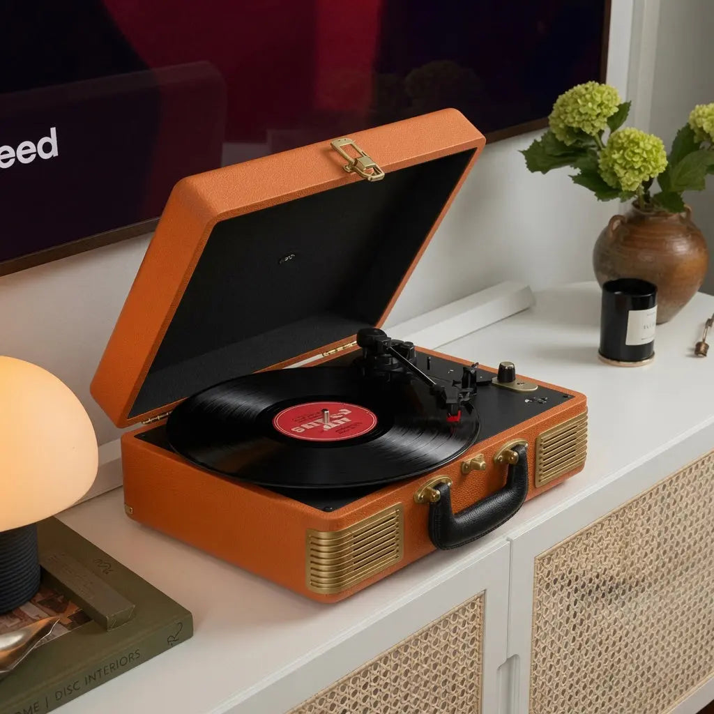 PLATINE VINYLE - GOLD VALISE Vinyle Audio