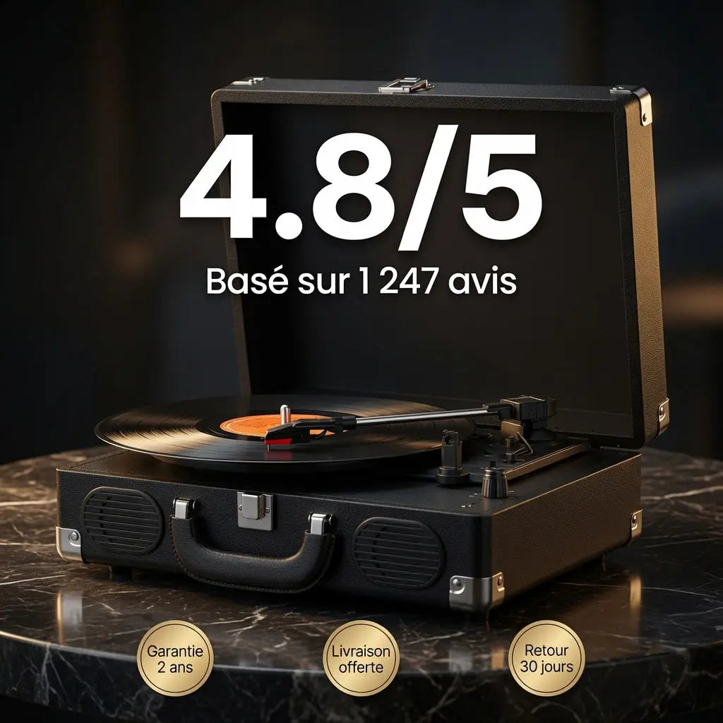 PLATINE VINYLE - VALISE Vinyle Audio
