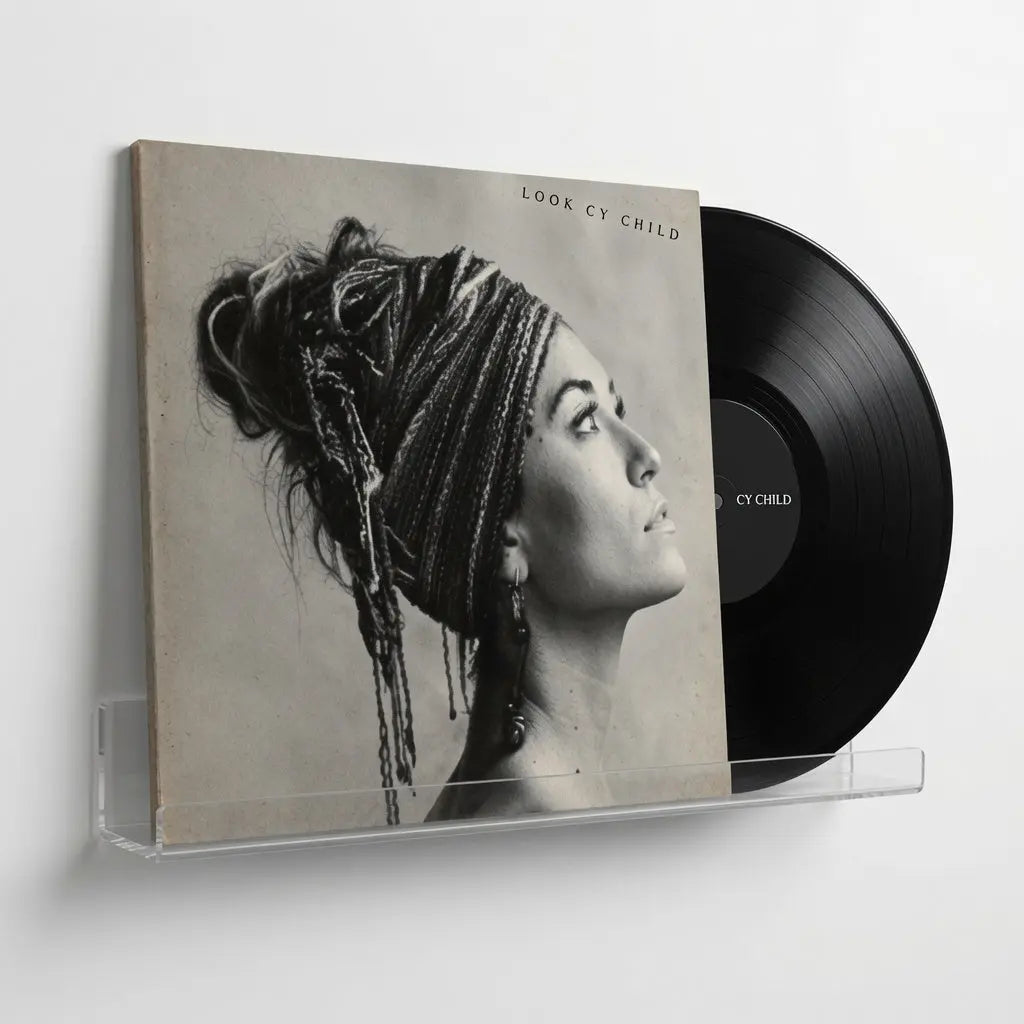 Support mural pour 4 vinyles, présentation des pochettes