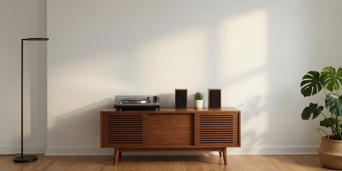 Platine vinyle Bluetooth avec préampli intégré