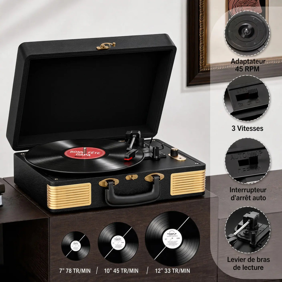 Platine Vinyle Laiton Vinyle Audio