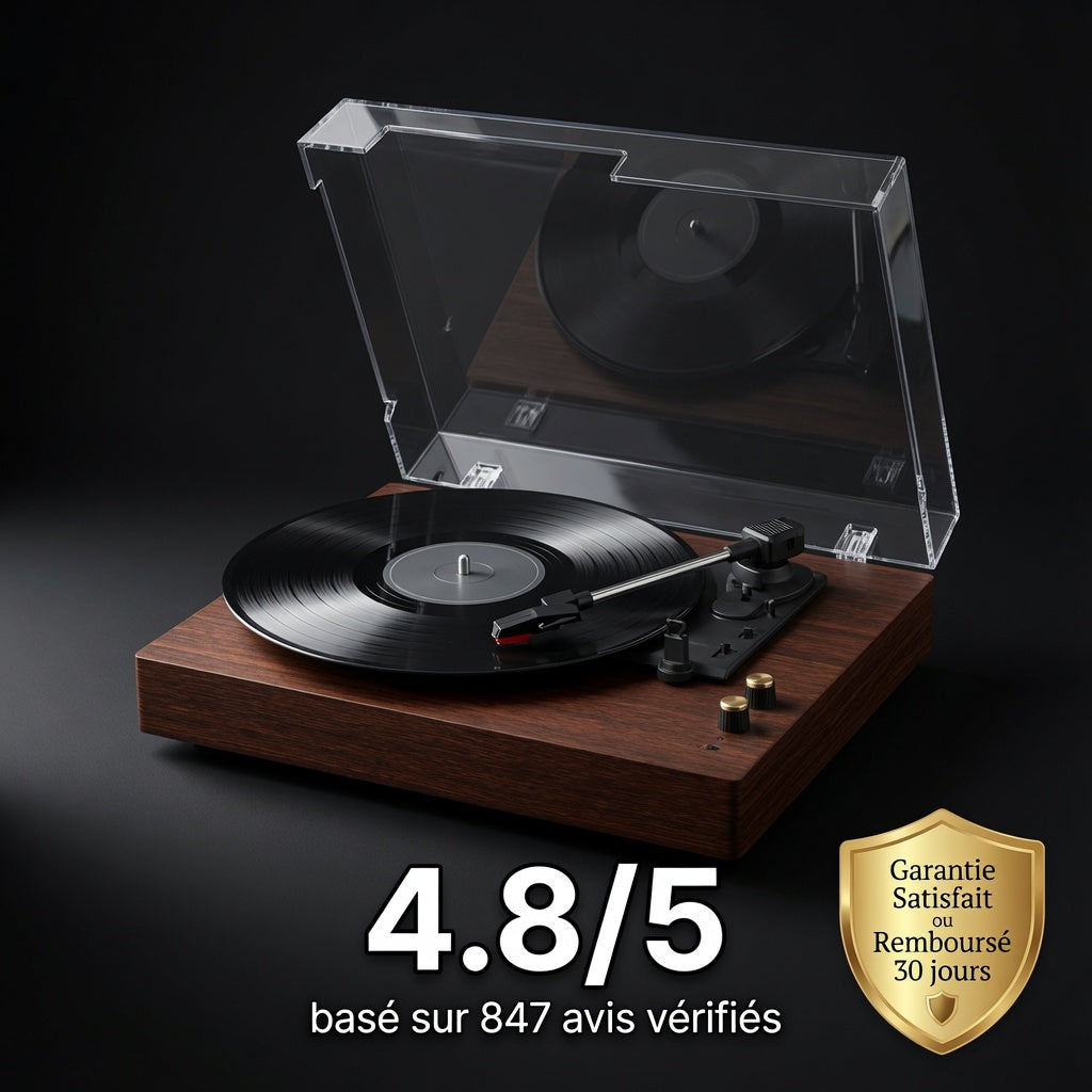 PLATINE VINYLE - BOIS