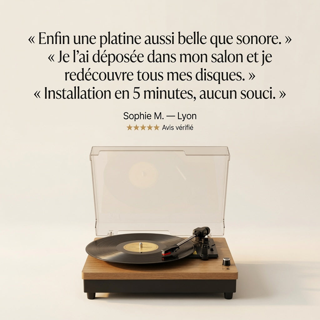 PLATINE VINYLE - VITRÉ