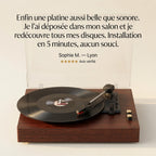 PLATINE VINYLE - BOIS