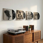 SUPPORT DISQUE VINYLE - MURAL x4