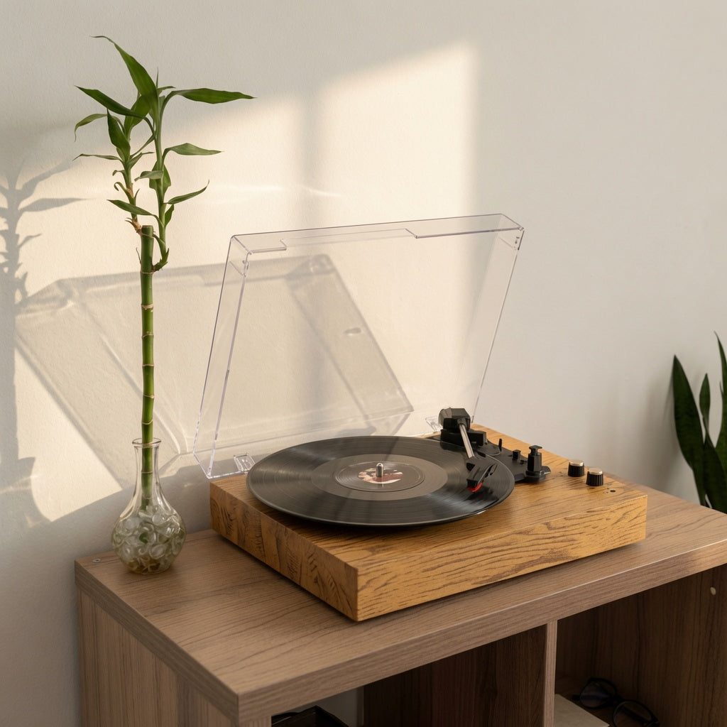 PLATINE VINYLE - BOIS
