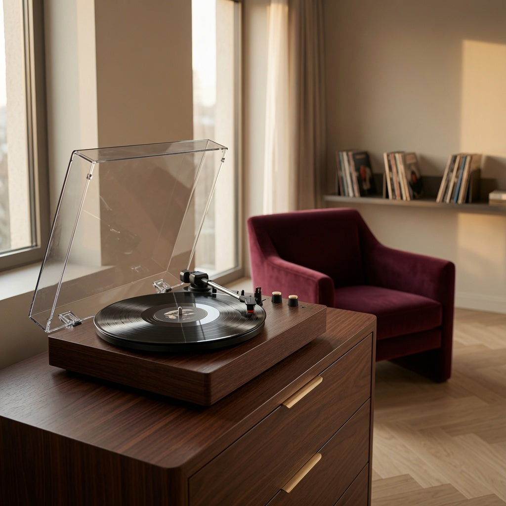 PLATINE VINYLE - BOIS