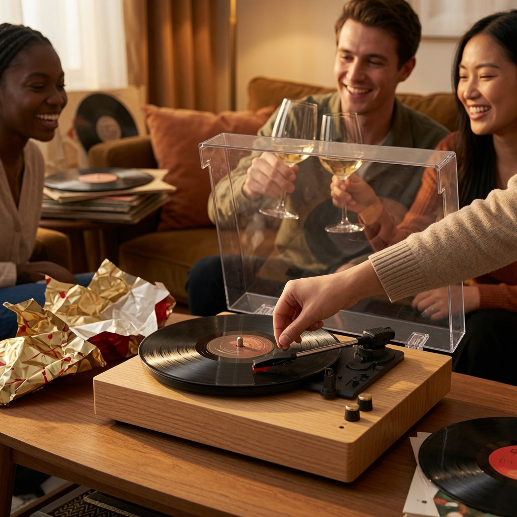 PLATINE VINYLE - BOIS