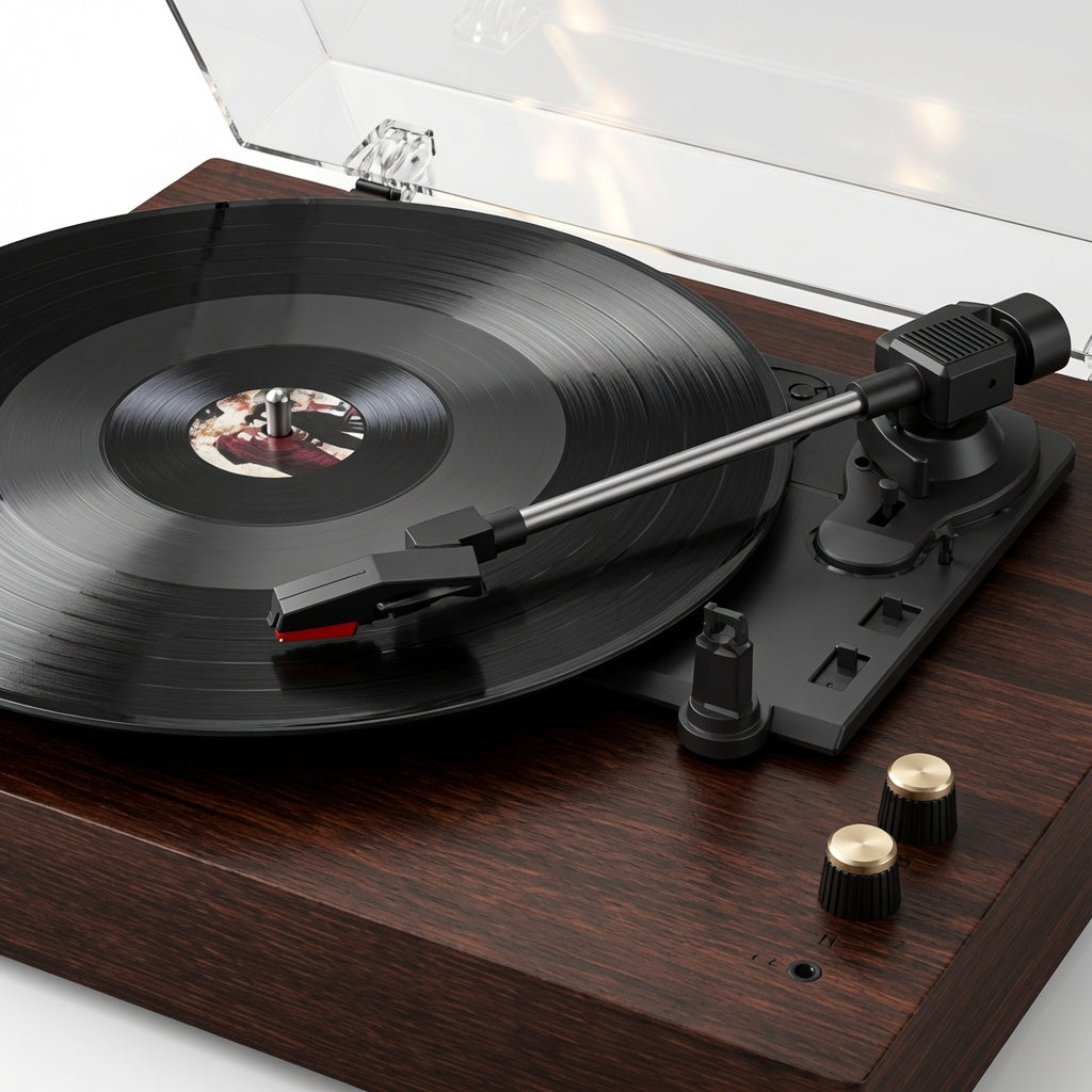 PLATINE VINYLE - BOIS