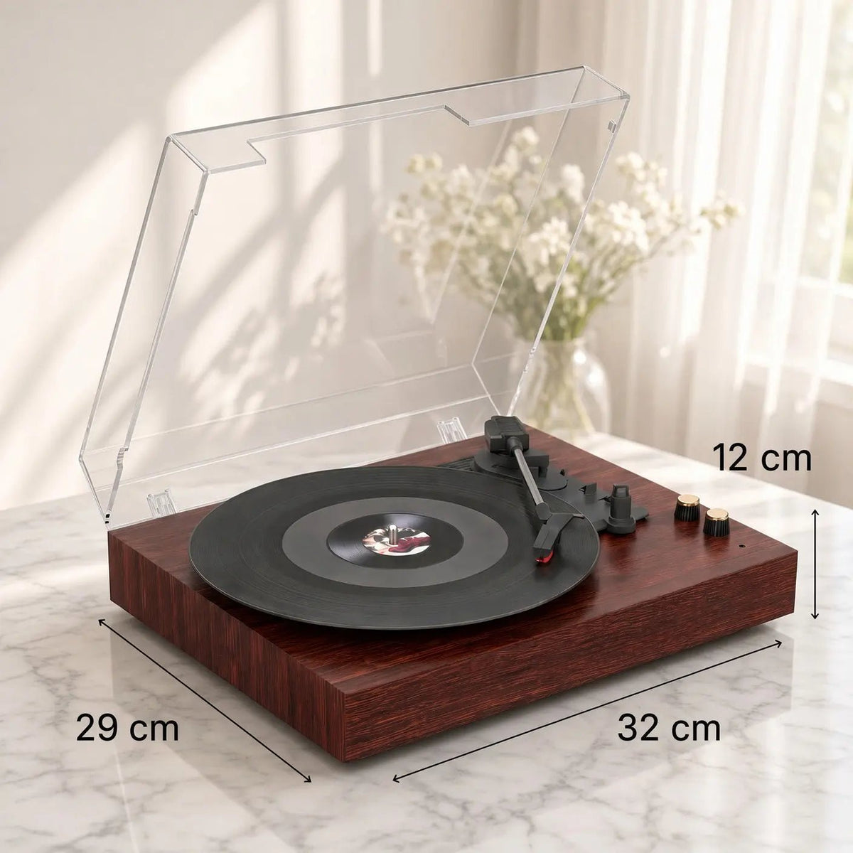 Platine Vinyle Chêne Vinyle Audio